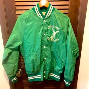 Vintage Orchard Farm Girls Basketball Women's Bike Jacket - Size Small